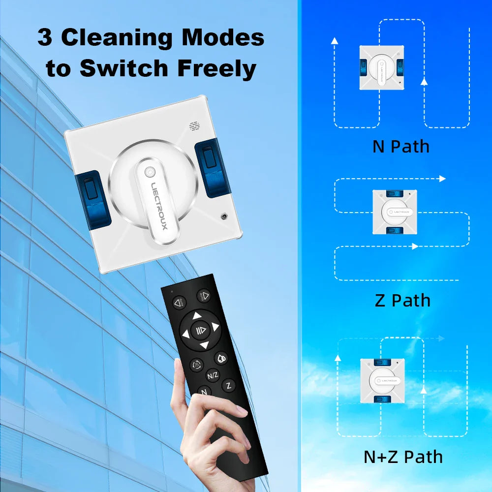 NNEOBA Smart Robot Window Cleaner - White